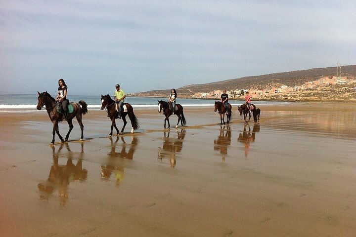 Horse Riding Near the Beach in Taghazout and Tamraght